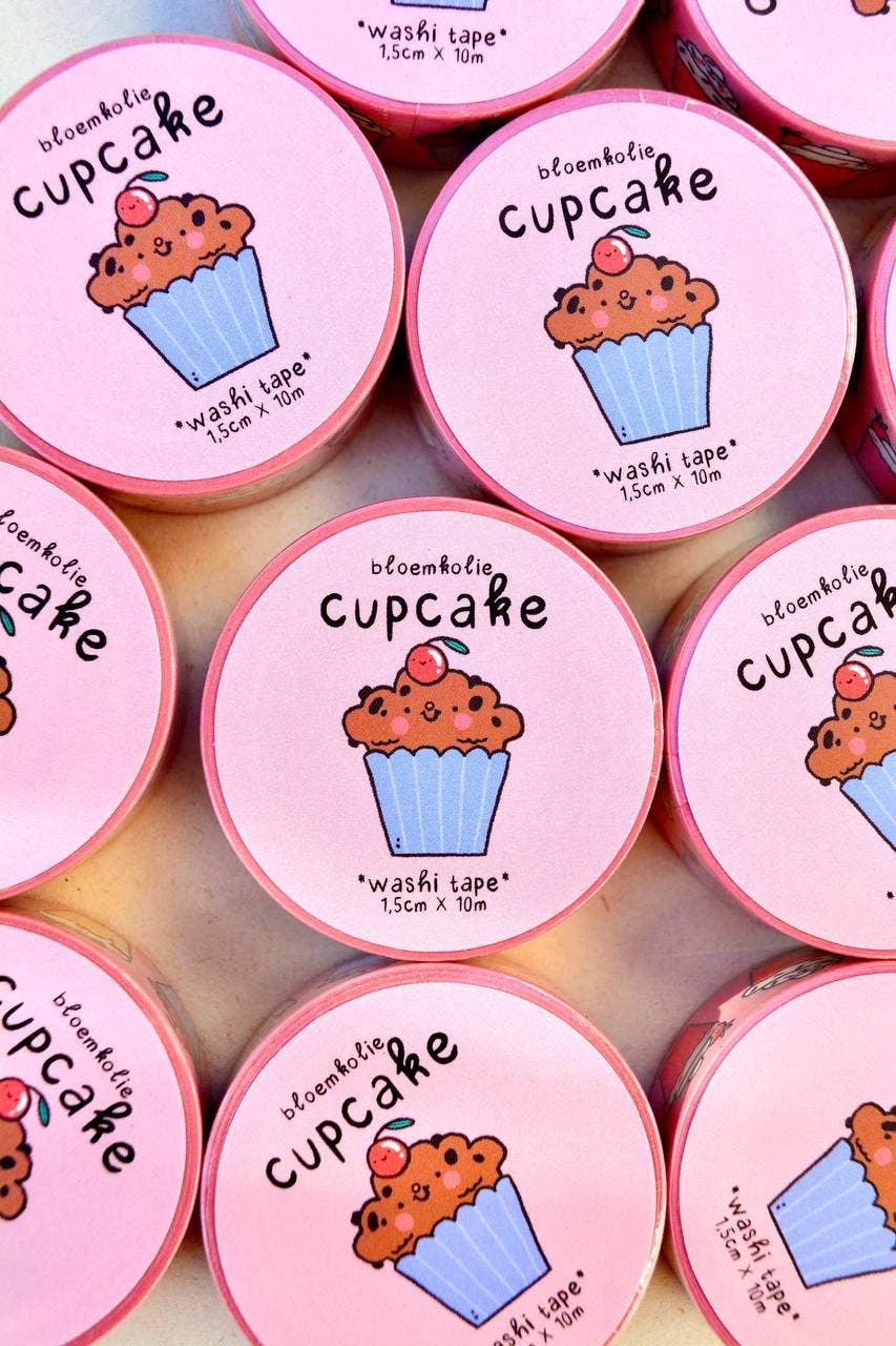 Cupcake Washi Tape / Cute Quirky Kawaii Stationery