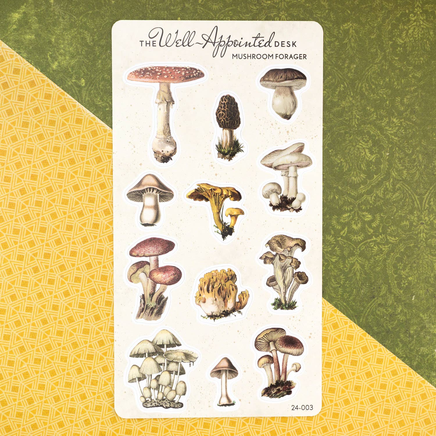 Mushroom Forager Sticker Sheet (24-003)