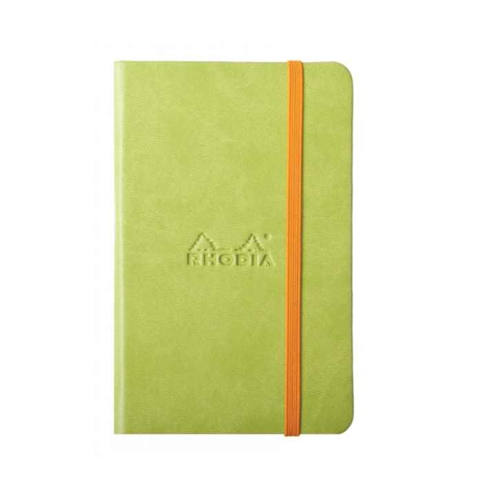 Rhodiarama Hardcover Webnotebook - 5.5 x 8.25 (A5): Black (Lined Paper)