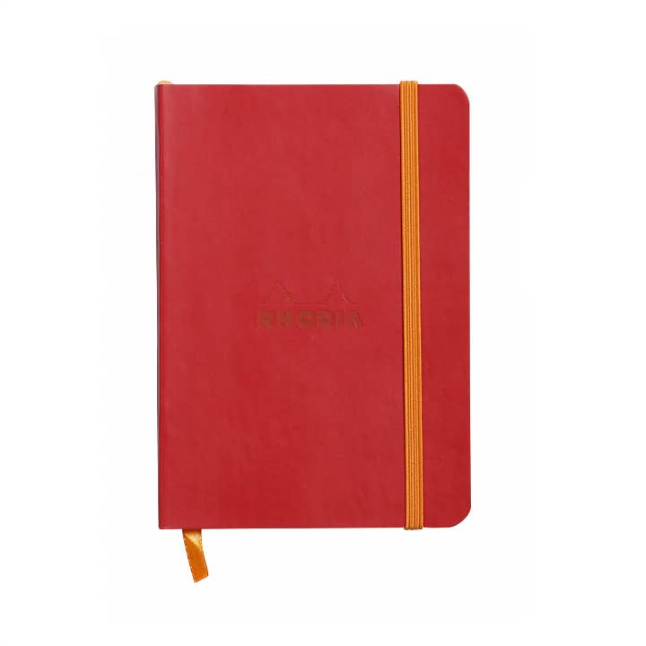Rhodiarama Softcover Journal (A5) 6 x 8.25: Rosewood Dot Gri
