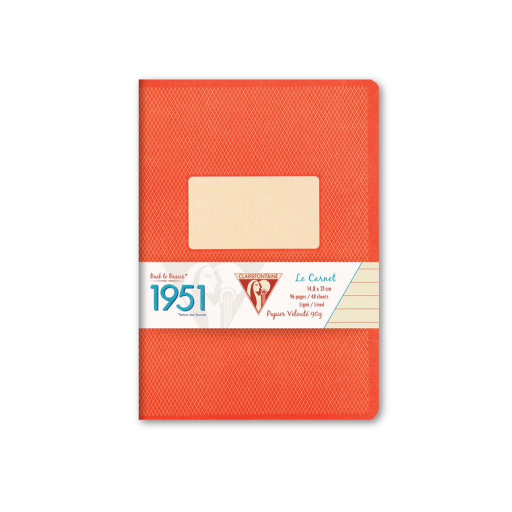 Clairefontaine '1951' Staplebound Notebook 5.75 x 8.25: Raspberry