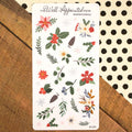 Winter Florals Sticker Sheet (24-025)