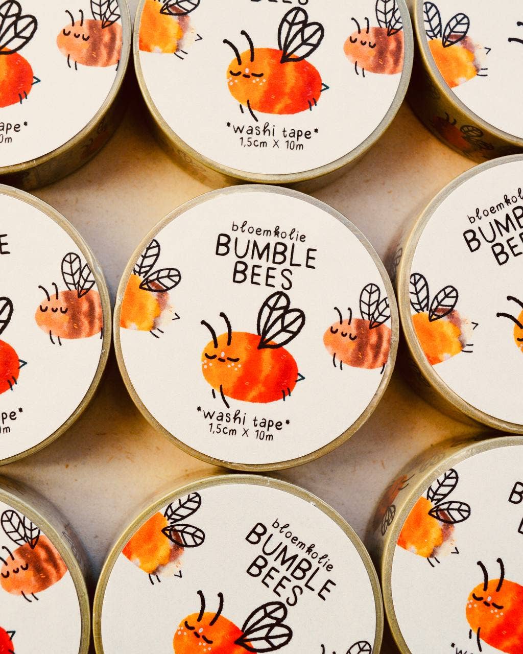 Bumbe bee Washi Tape / Cute Quirky Kawaii Stationery
