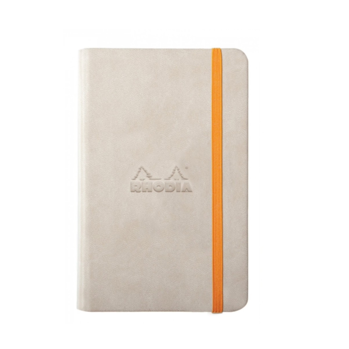 Rhodiarama Hardcover Webnotebook - 5.5 x 8.25 (A5): Taupe (Lined Paper)