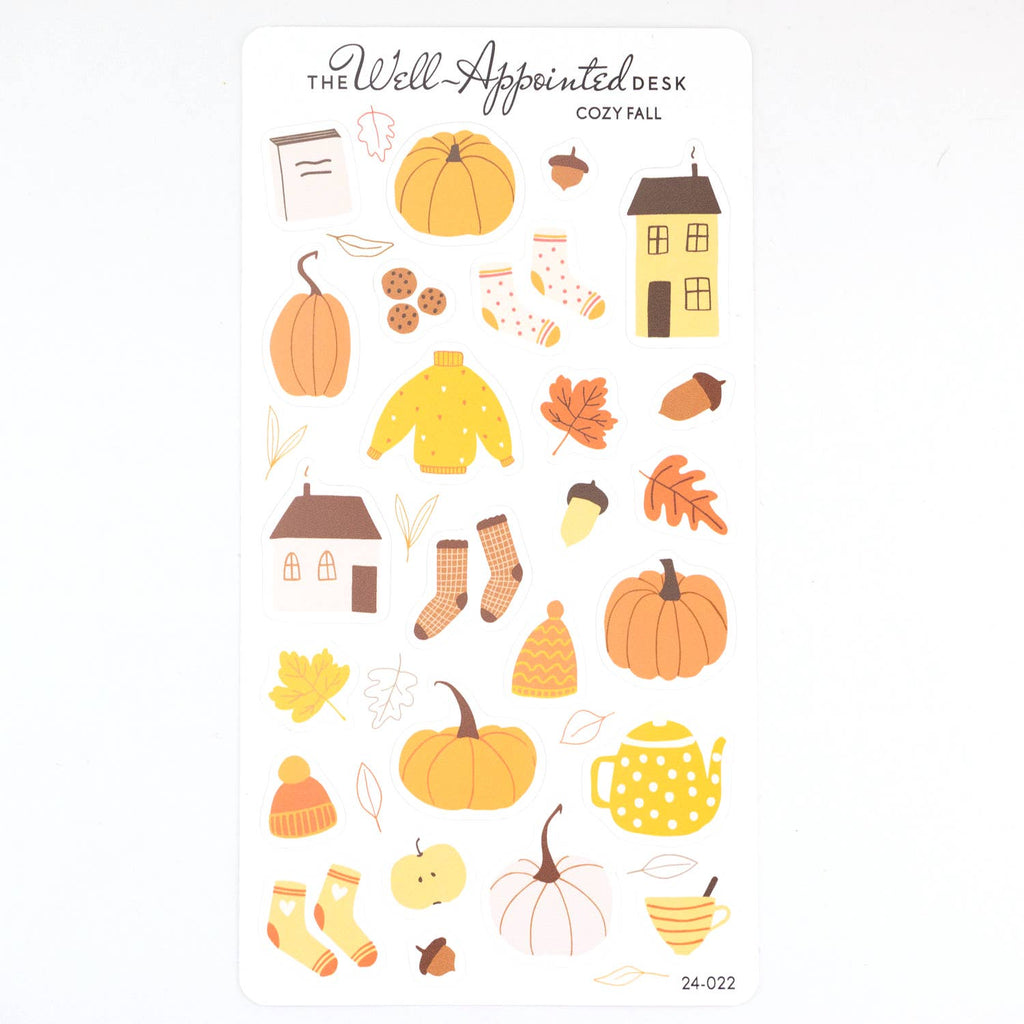 Cozy Fall Sticker Sheet (24-022)