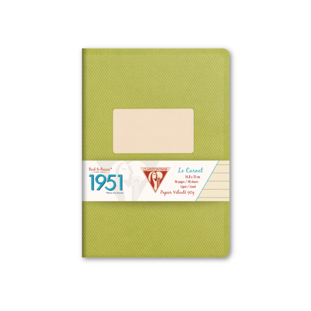 Clairefontaine '1951' Staplebound Notebook 5.75 x 8.25: Raspberry