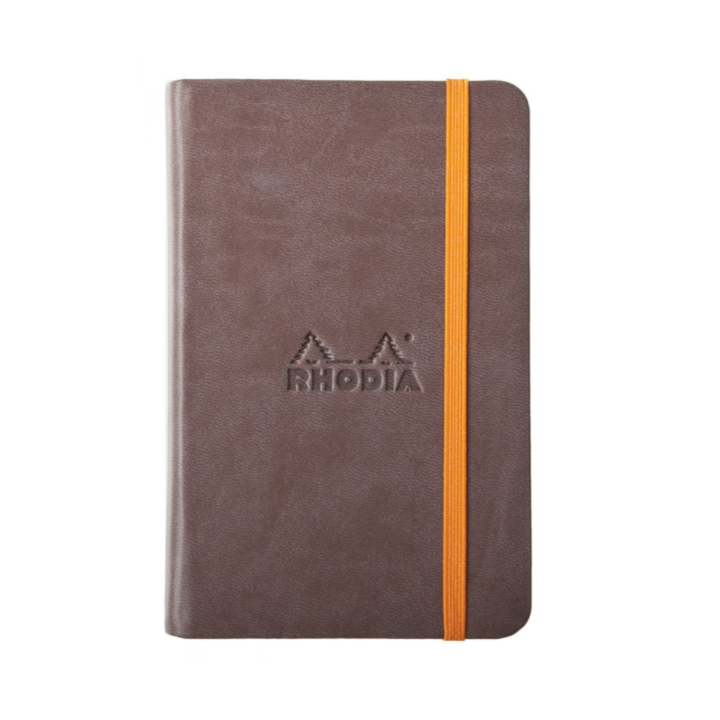 Rhodiarama Hardcover Webnotebook - 5.5 x 8.25 (A5): Black (Lined Paper)