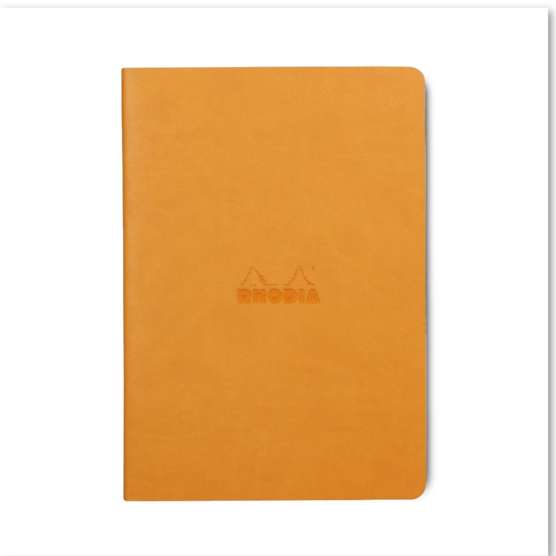 Rhodia Sewn Spine Dot Grid Notebook - A5: TAUPE