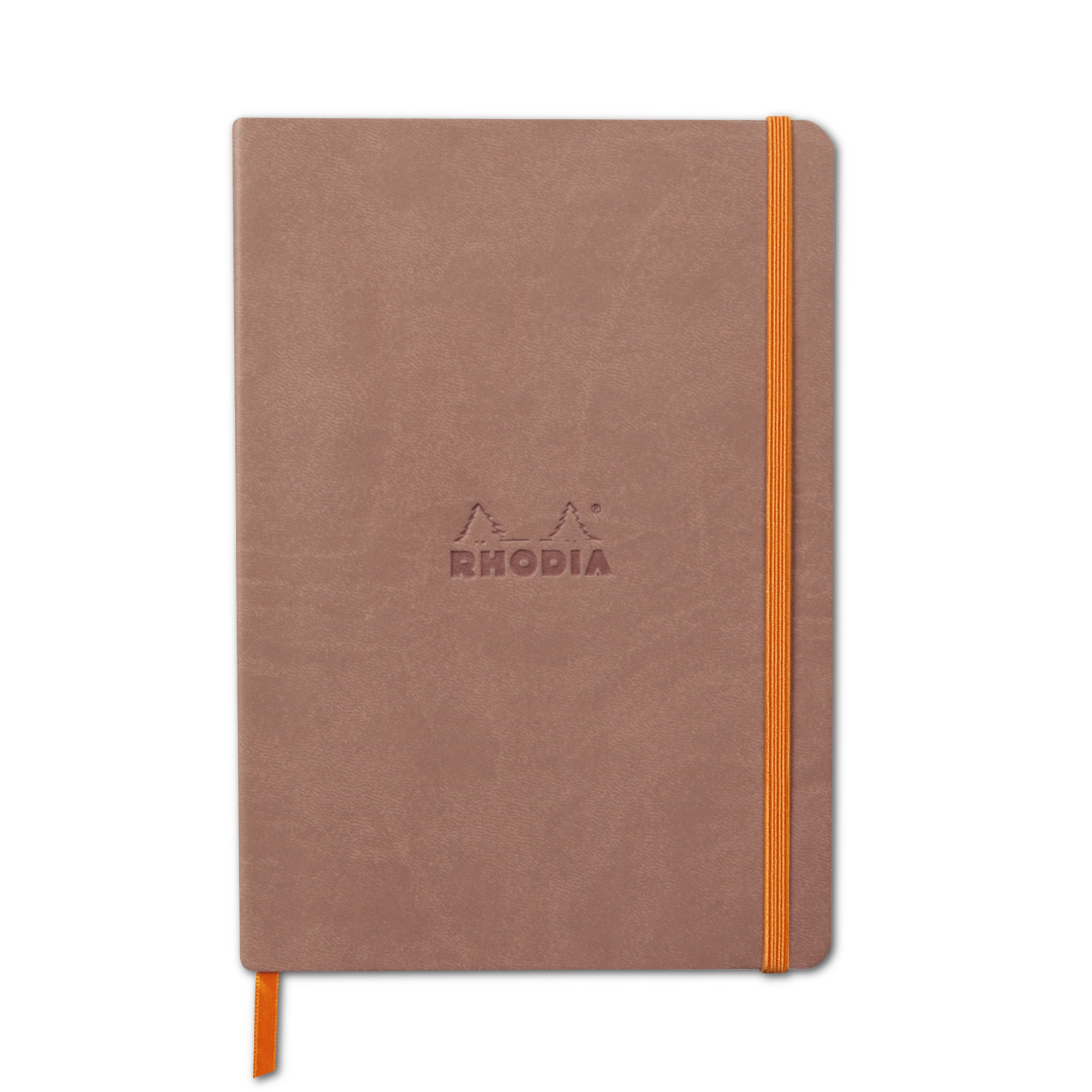 Rhodiarama Softcover Journal (A5) 6 x 8.25: Rosewood Dot Gri
