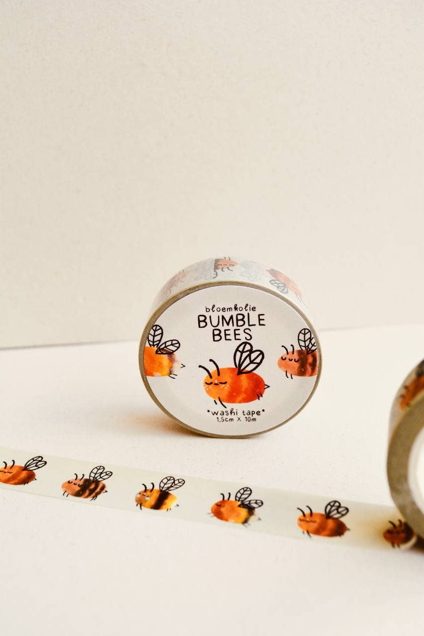 Bumbe bee Washi Tape / Cute Quirky Kawaii Stationery