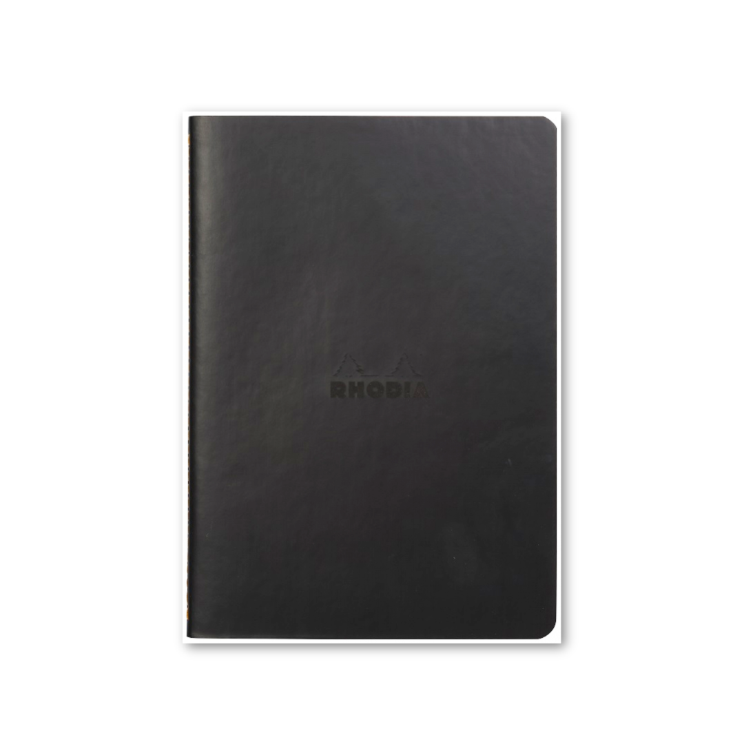Rhodia Sewn Spine Dot Grid Notebook - A5: TAUPE