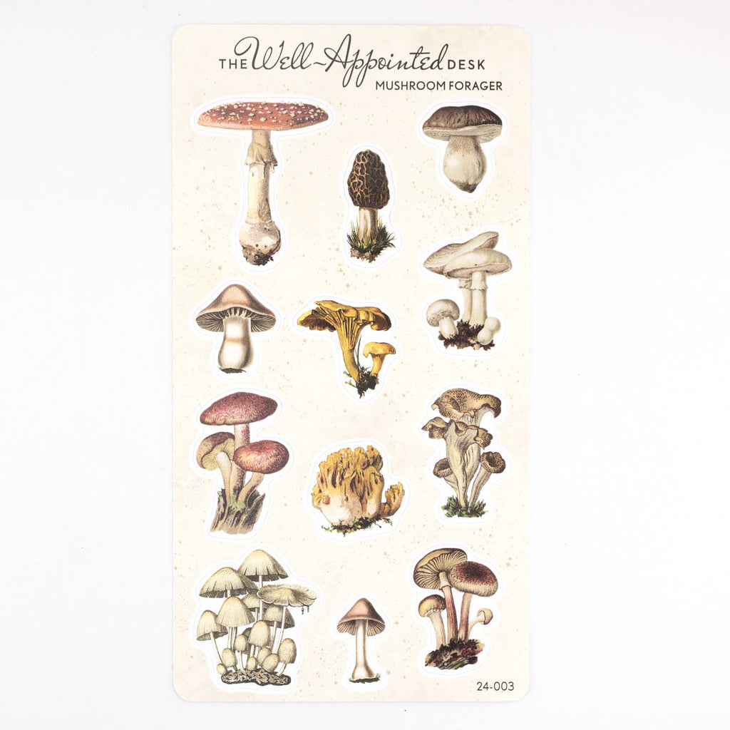 Mushroom Forager Sticker Sheet (24-003)