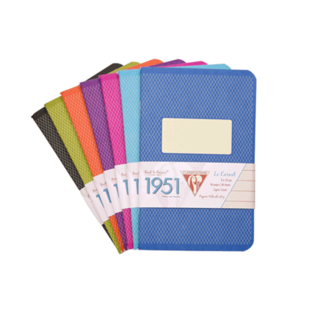 Clairefontaine '1951' Staplebound Notebook 5.75 x 8.25: Raspberry