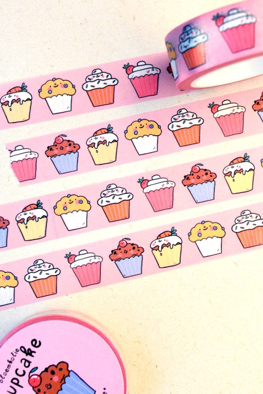 Cupcake Washi Tape / Cute Quirky Kawaii Stationery
