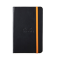 Rhodiarama Hardcover Webnotebook - 5.5 x 8.25 (A5): Black (Lined Paper)