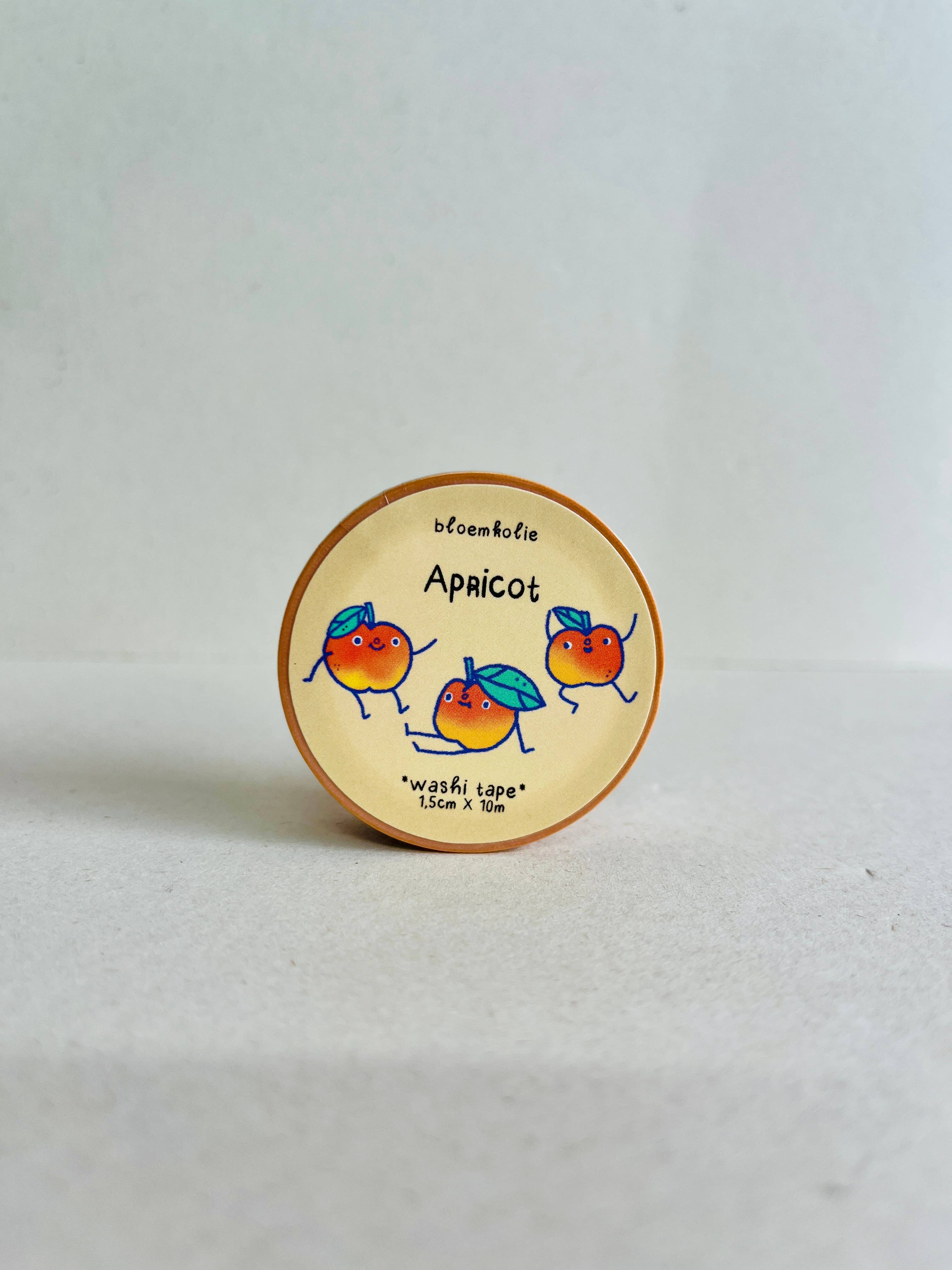 Apricot Washi Tape – Cute Kawaii Fruit Tape Stationery