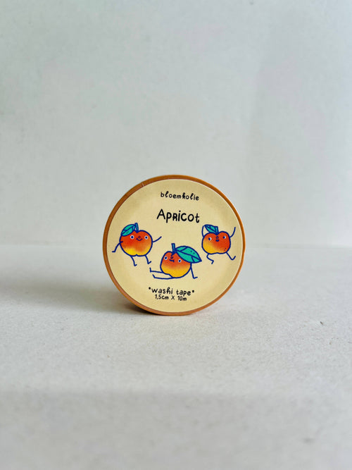 Apricot Washi Tape – Cute Kawaii Fruit Tape Stationery