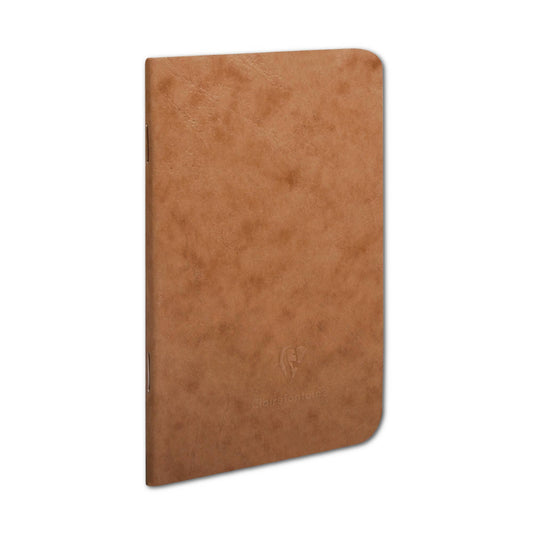 Clairefontaine "Life Unplugged" Notebooks - Two Sizes: Tan / 5.75 x 8.25 - A5 Notebook