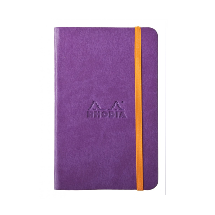 Rhodiarama Hardcover Webnotebook - 5.5 x 8.25 (A5): Black (Lined Paper)