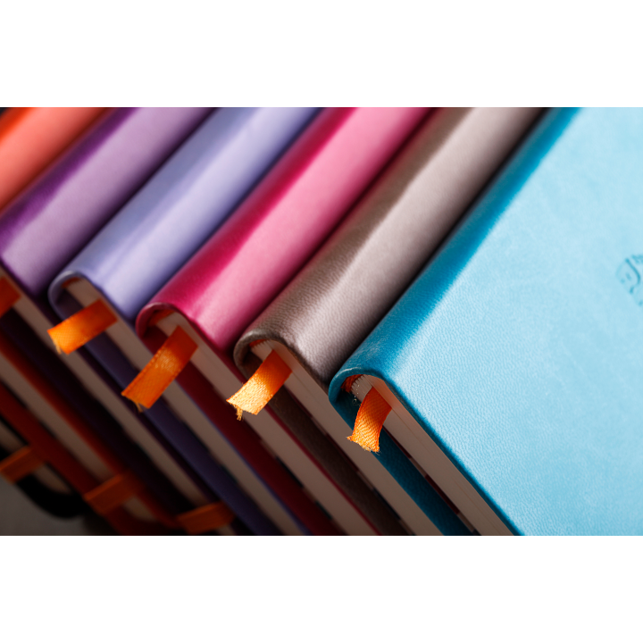 Rhodiarama Hardcover Webnotebook - 5.5 x 8.25 (A5): Taupe (Lined Paper)