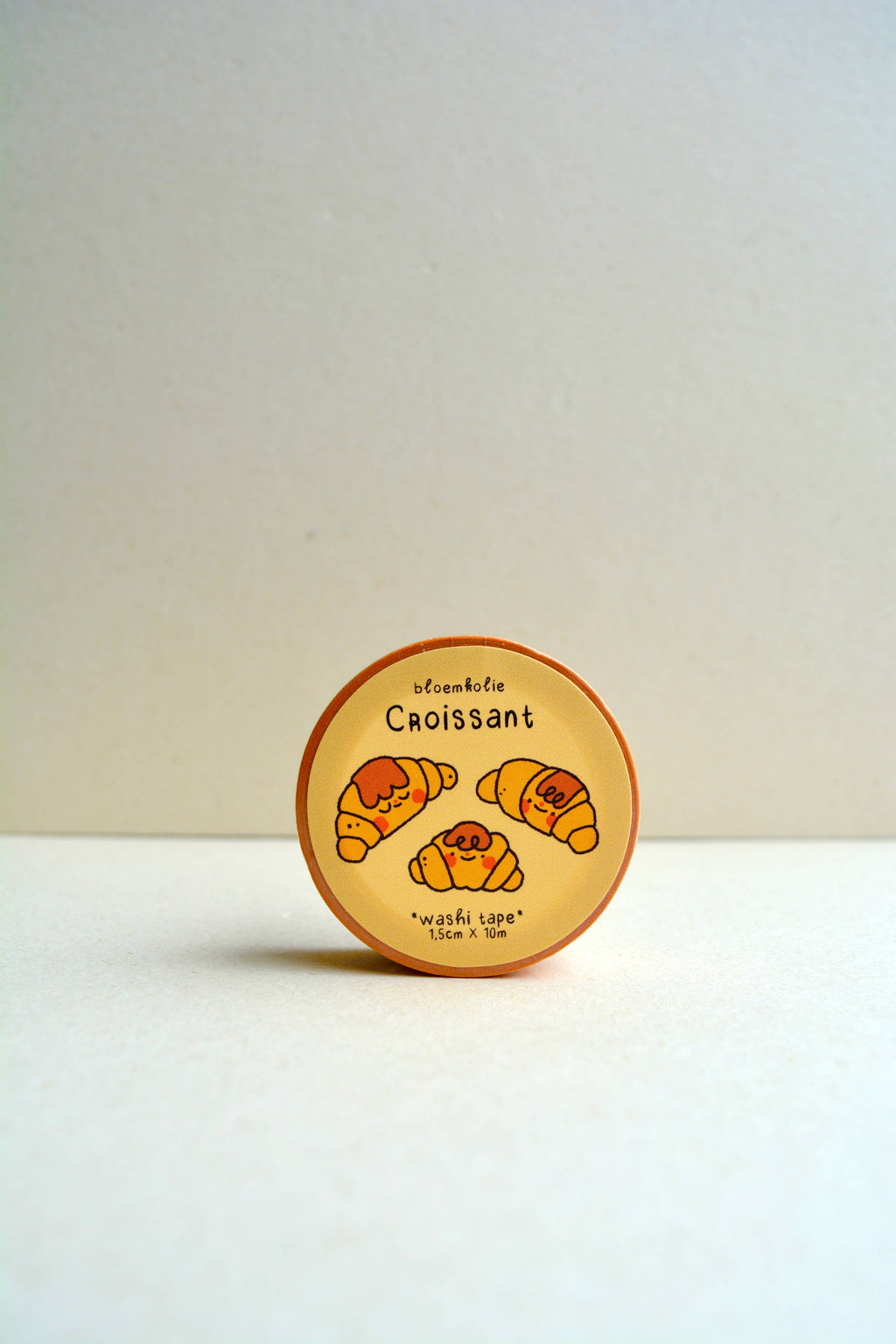 Croissant Washi Tape / Cute Quirky Kawaii Stationery
